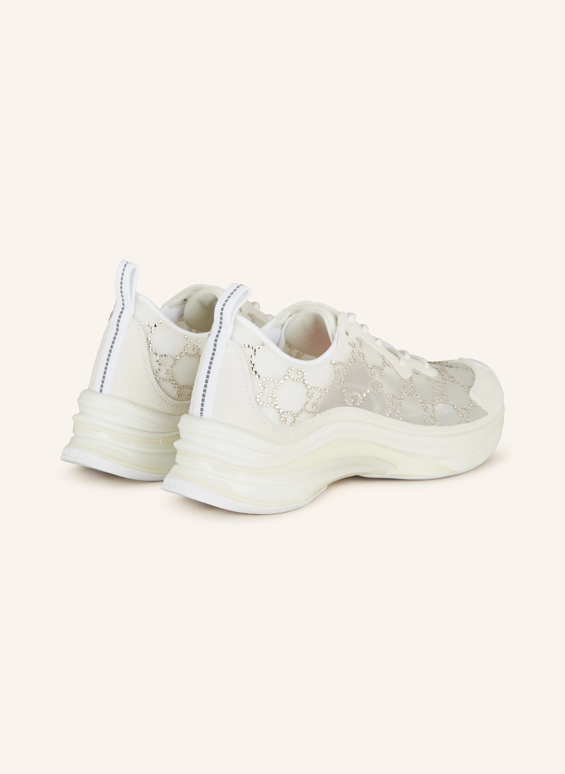 GUCCI Sneaker RUN GG mit Schmucksteinen