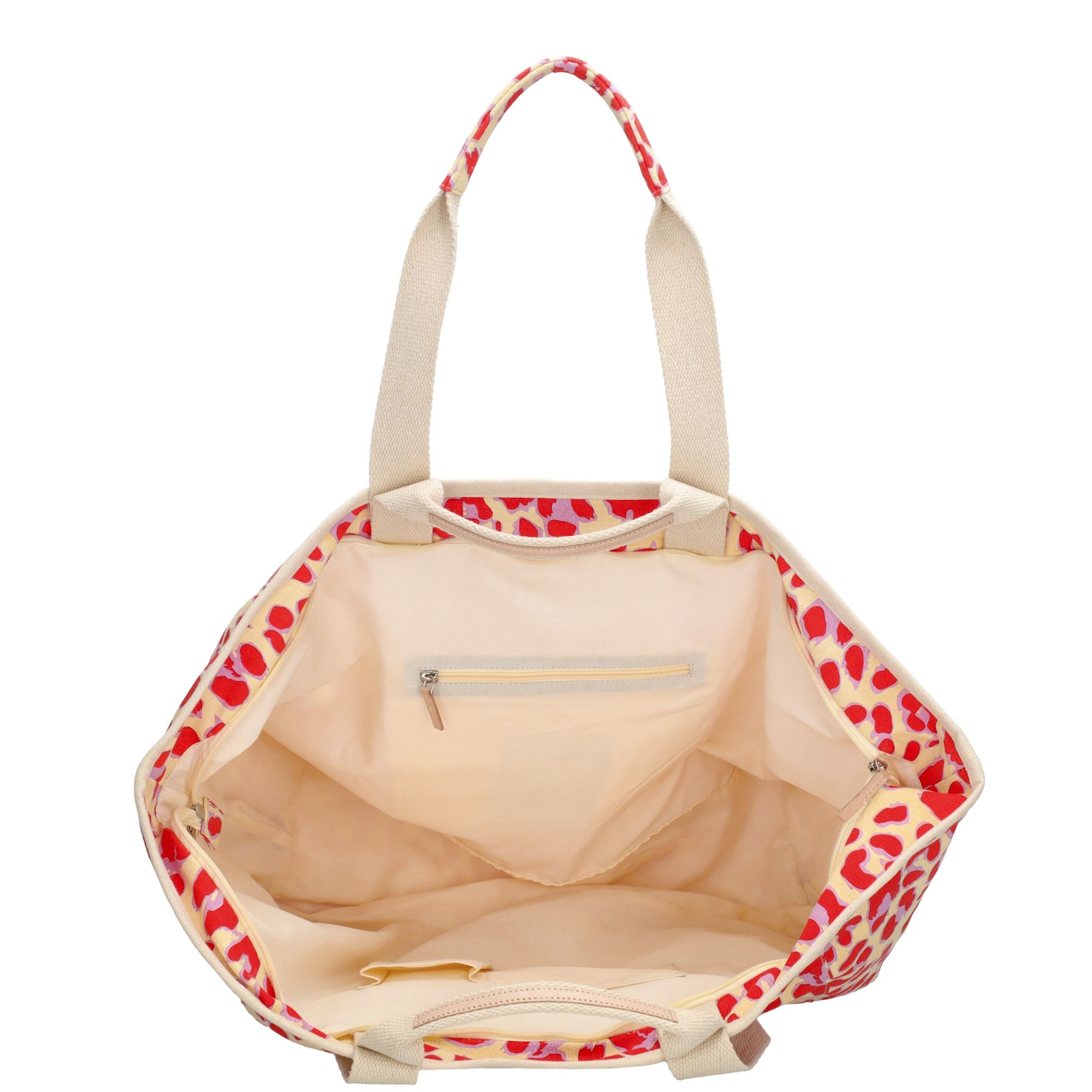 Zebra Richelle Strandtas Luipaardprint Rood