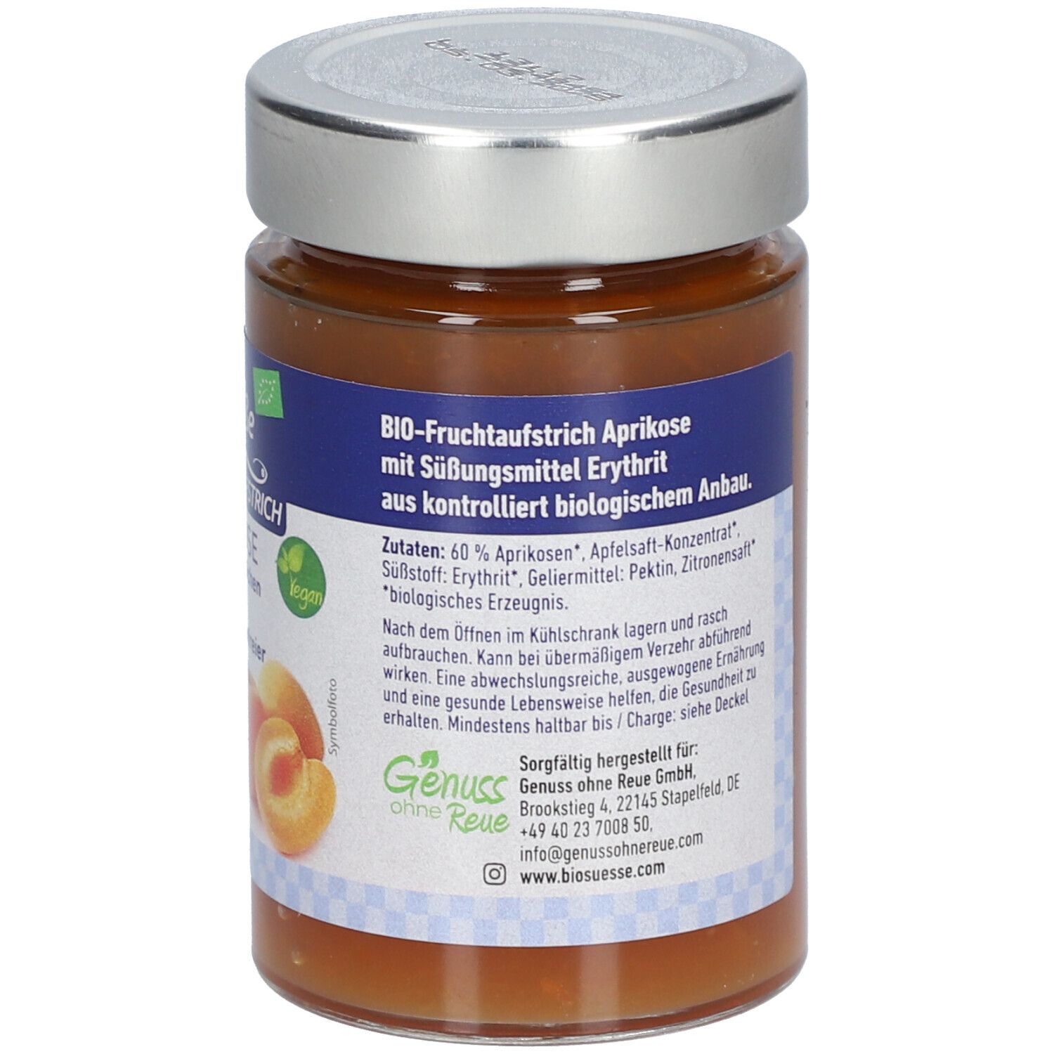 BIOSÜSSE Bio-Fruchtaufstrich Aprikose