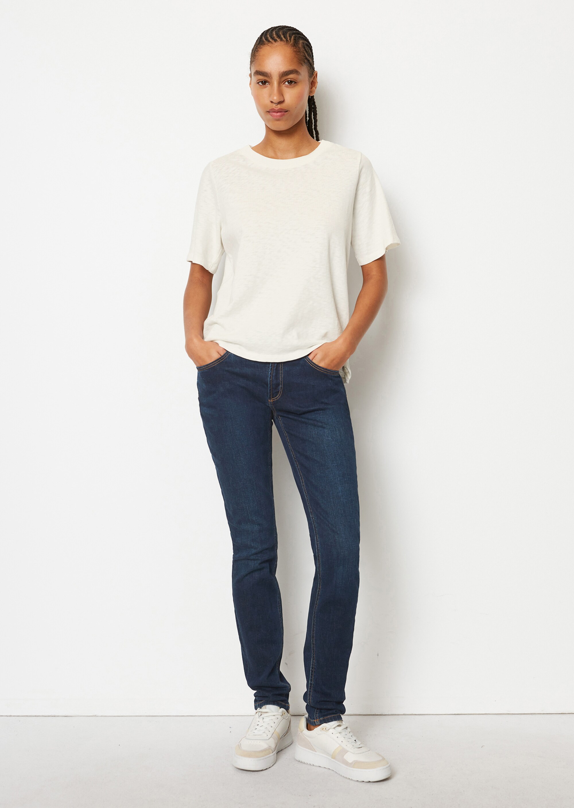 Slub-Jersey-T-Shirt aus softer Bio-Baumwolle