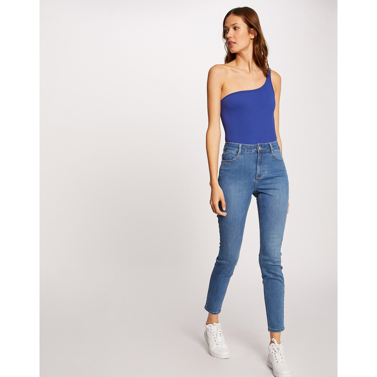 MORGAN<br>Jeans skinny com cauda alta