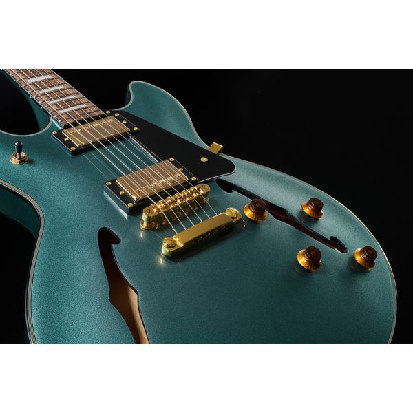 Harley Benton HB-35Plus Gun Metal Blue