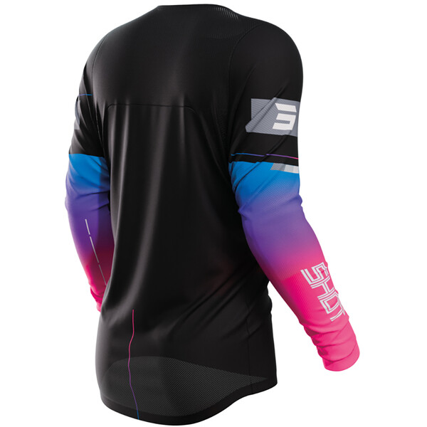 Shot - Maillot Contact Indy Noir / Rose