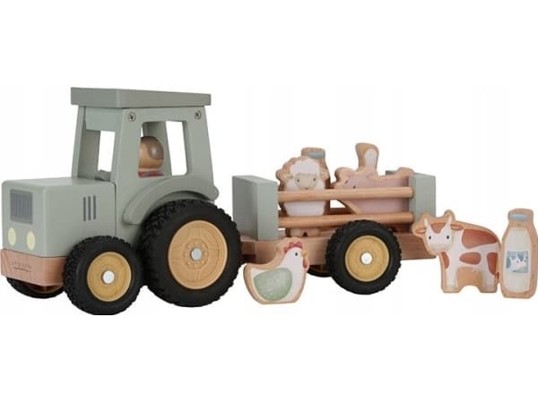 Little Dutch Little Farm, Traktor, Little Farm, 1,5 år, Tre, Flerfarget
