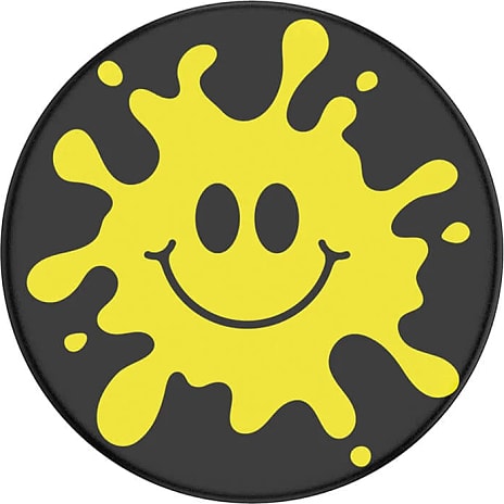 Popsocket m. aftageligt greb - gul/sort