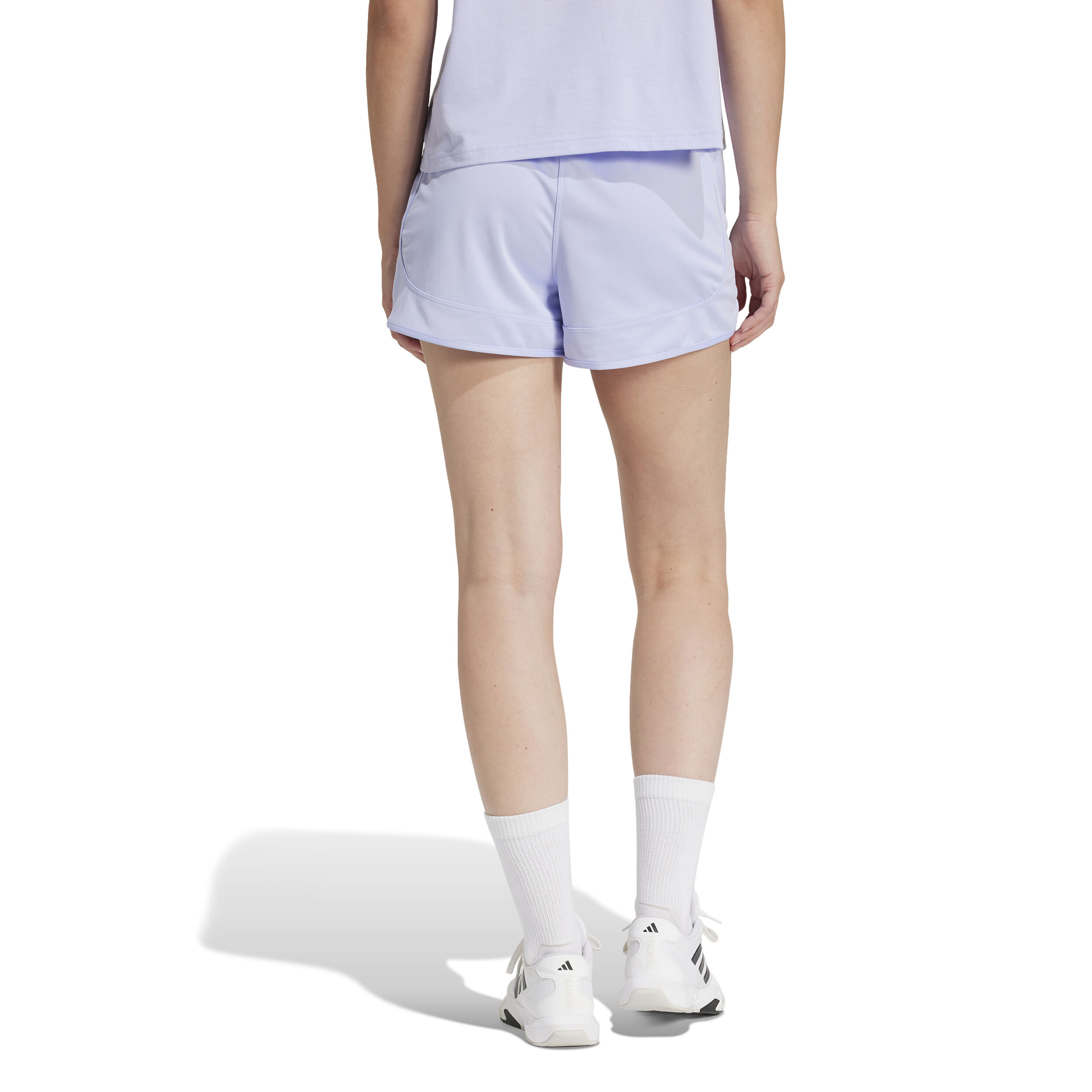 adidas Pacer Knit High 3in Shorts Femmes - Lilas