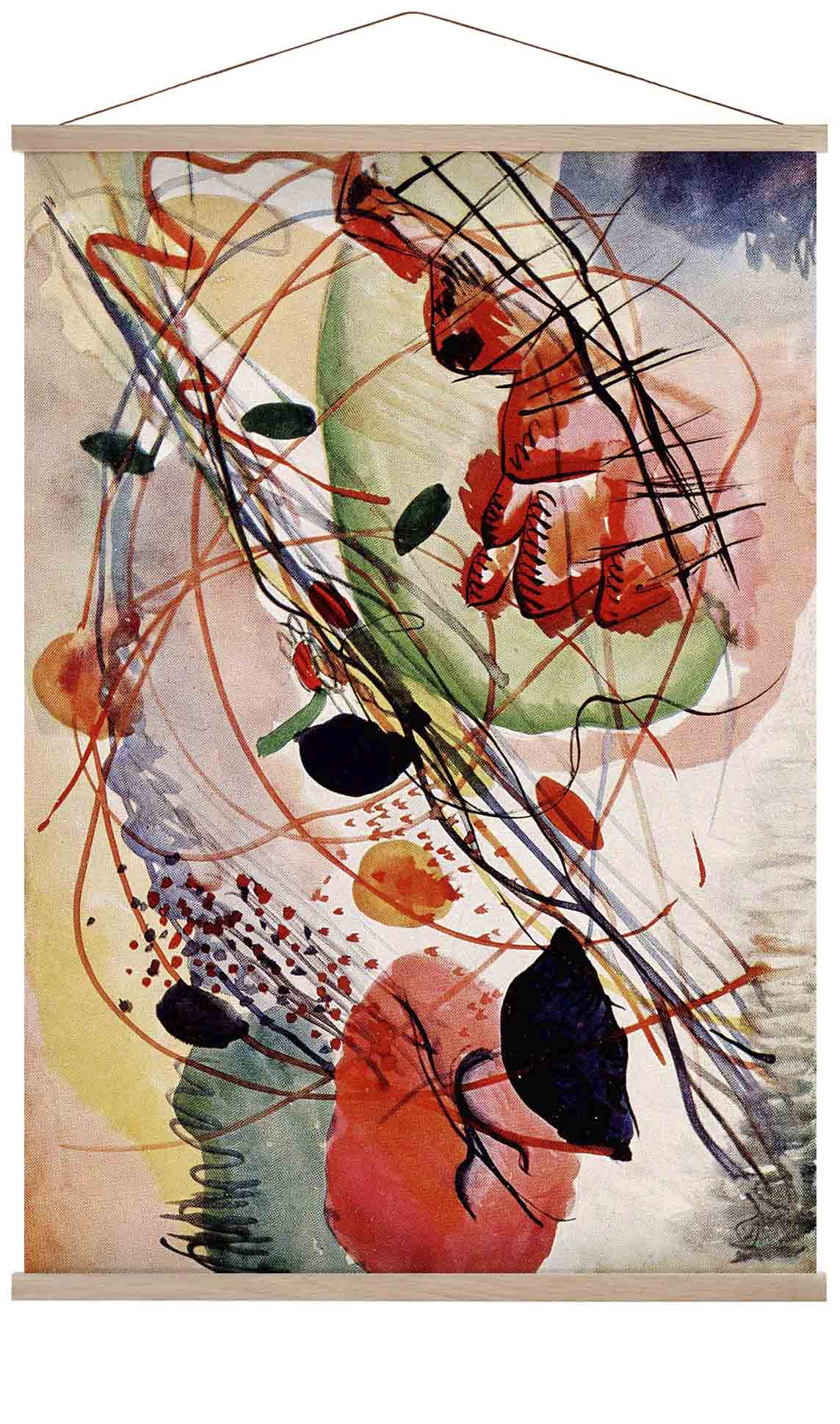 Aquarell-Druck von Wassily Kandinsky