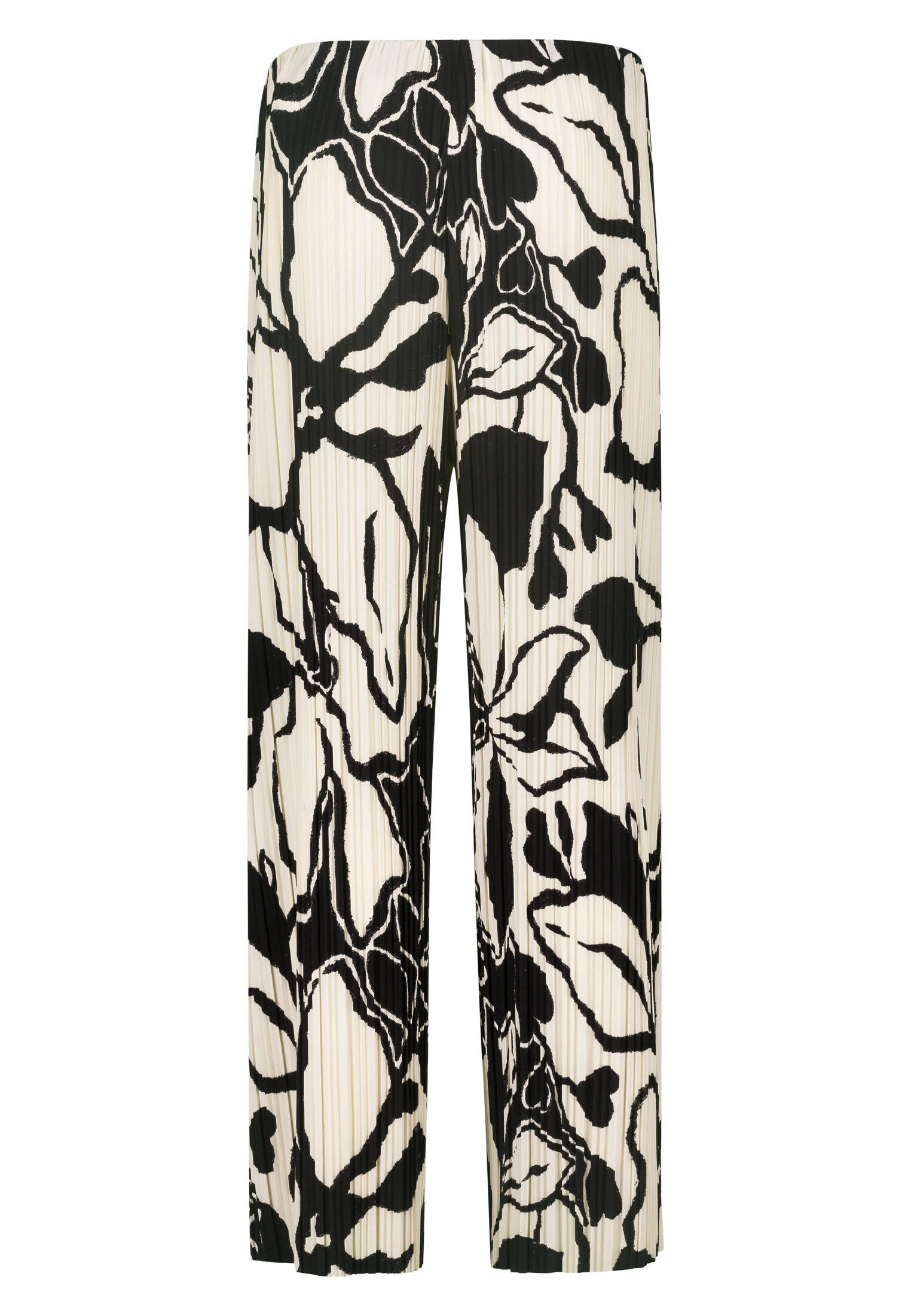 zero| Damen Plissee Culotte mit Blumenmuster 28 Inch