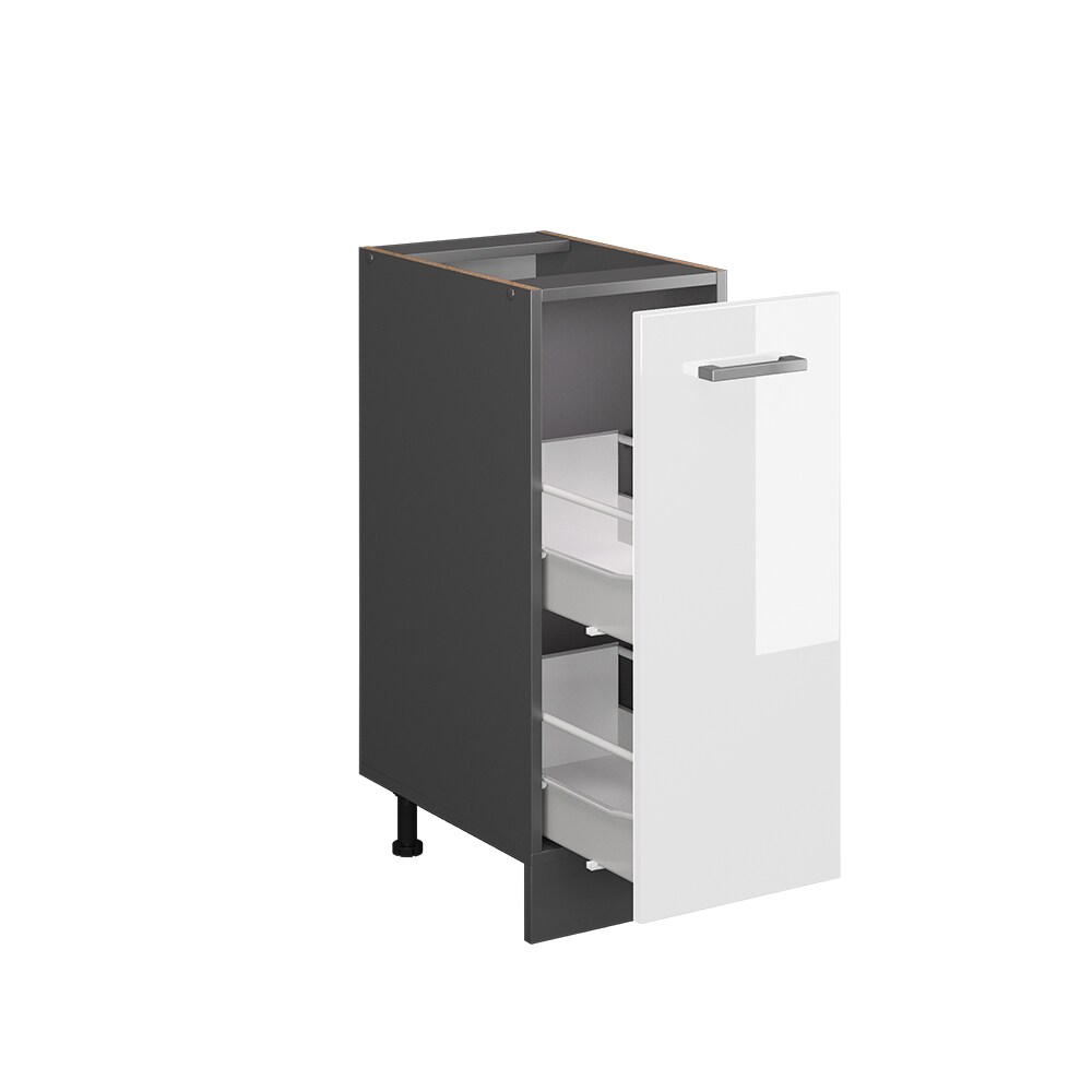 Vicco Apothekerunterschrank Küchenschrank Küchenzeile R-Line 30 cm Anthrazit Weiß
