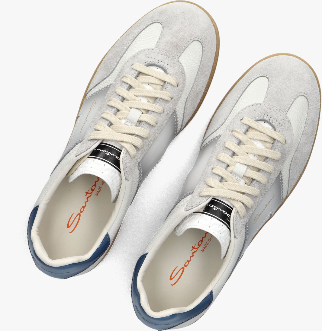 witte santoni lage sneakers dbs olympic
