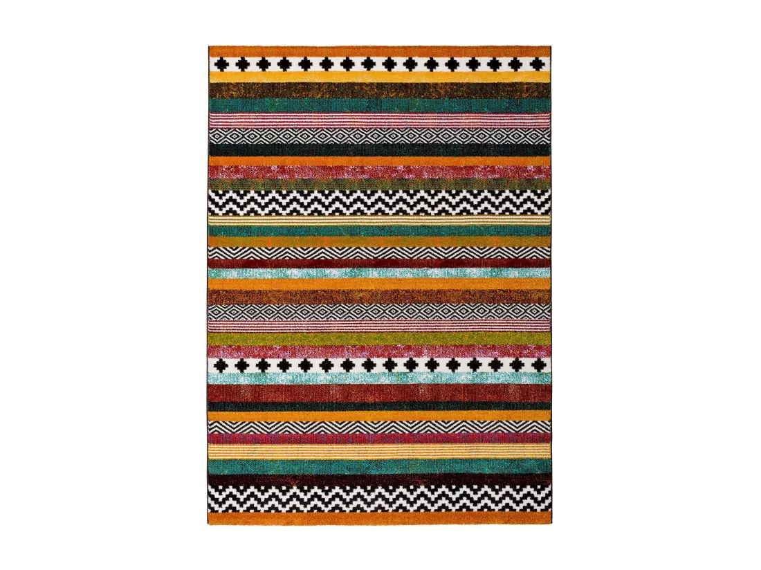 Tapis intérieur - ethnique - multicolore - 80 x 150 cm - MOAR