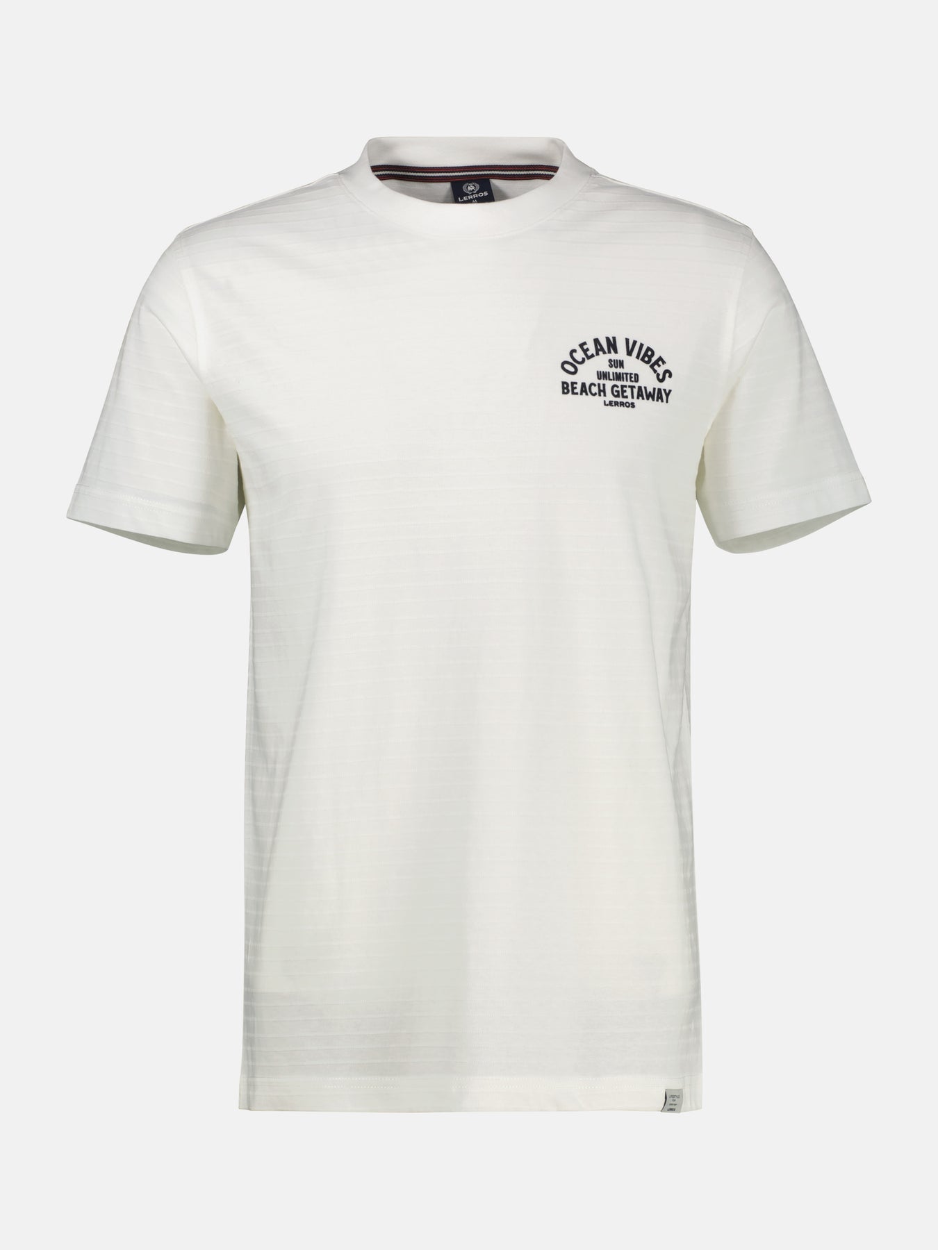 Gestreiftes T-Shirt mit Front und Backprint