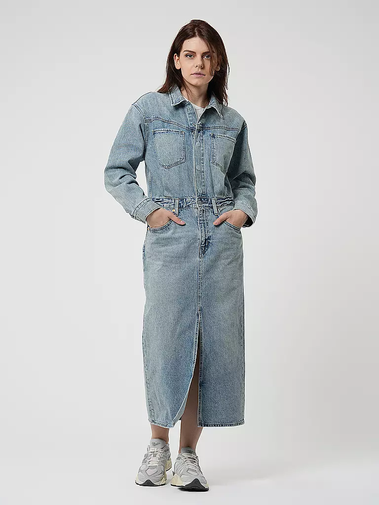 LEVI'S® Midikleid WSTERN FEELI  blau