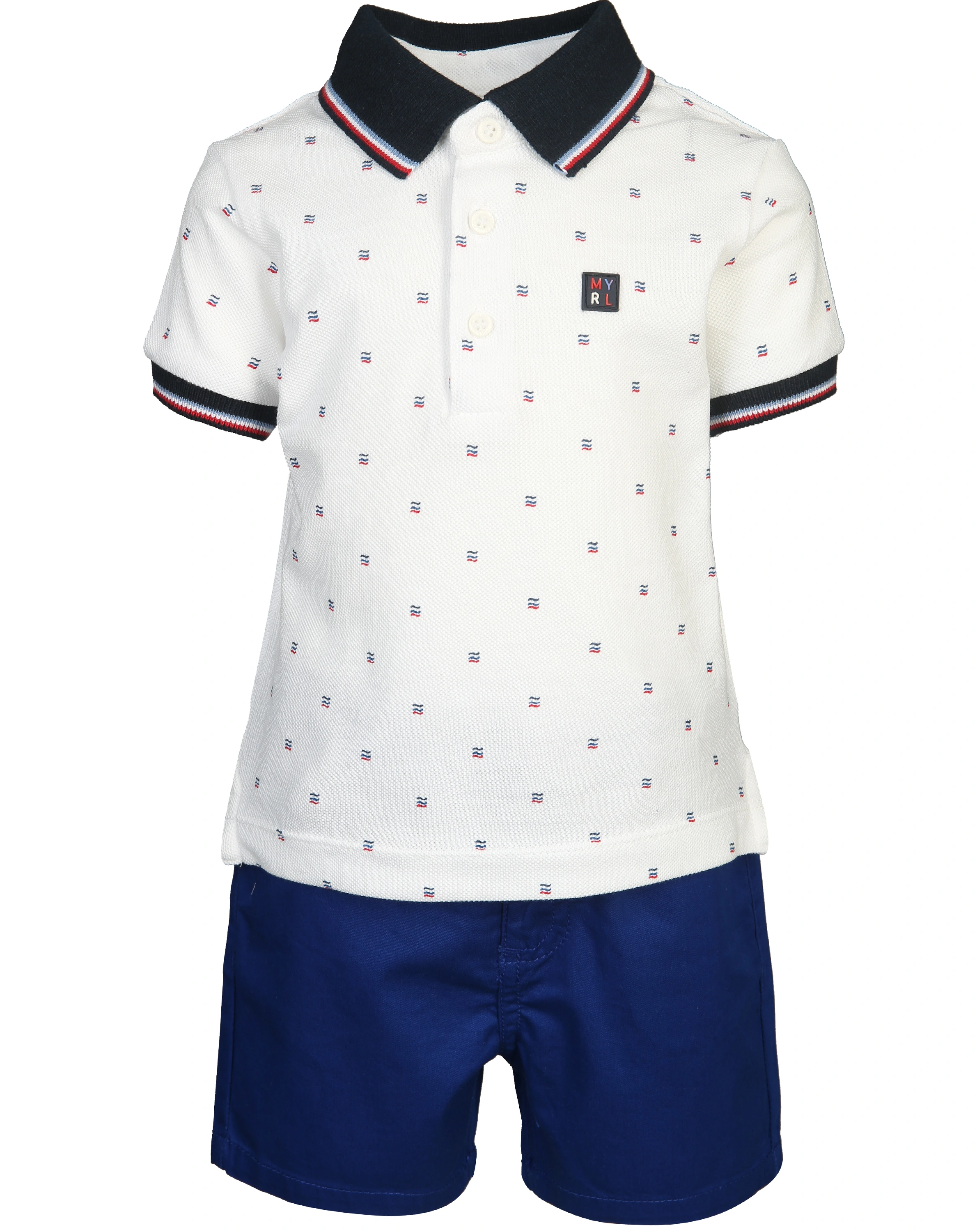 Poloshirt COURT 2-teilig in weiß