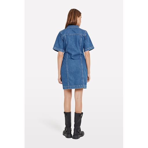 Envii Enace Kjole, Worn Dark Blue, S
