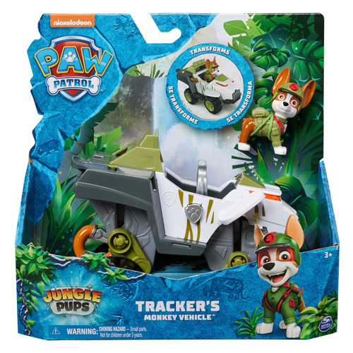 PAW Patrol Jungle Pups Voertuig Speelfiguur - Tracker Monkey Vehicle