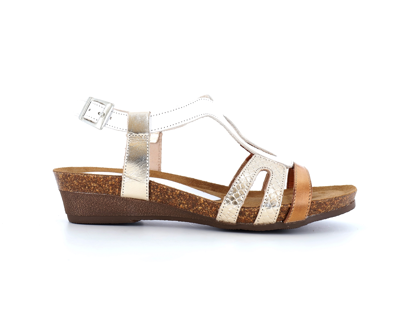 Xapatan-BULAD  1535 Cuir Multi Blanc