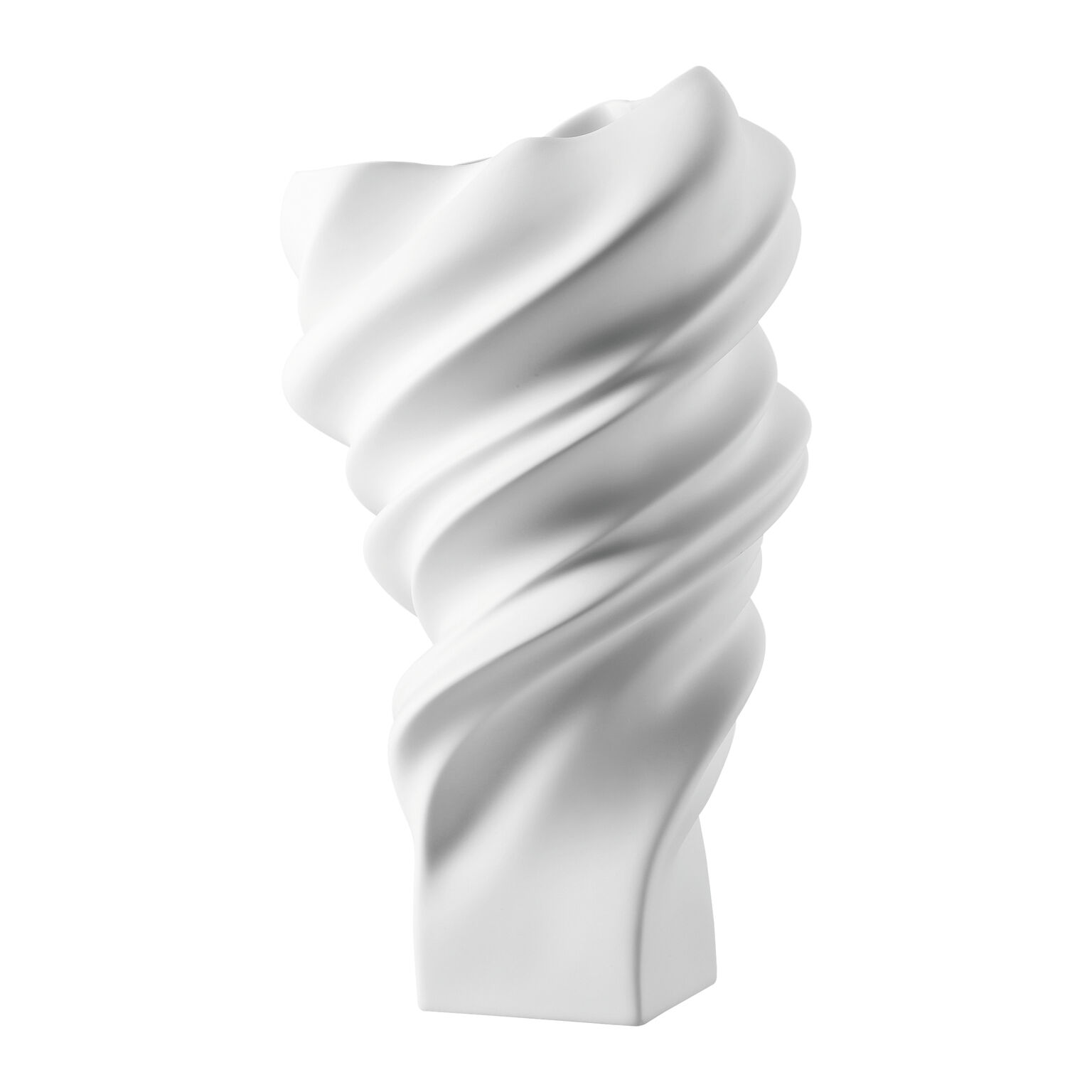 Squall Weiss matt Vase 32 cm