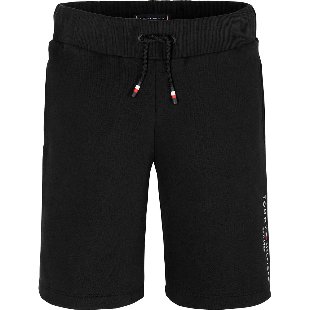 Køb Tommy Hilfiger Black Essential Sweatshorts