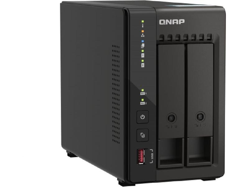 QNAP NAS TS-253E-8G 2-bay NAS mit 2 Laufwerkschächten