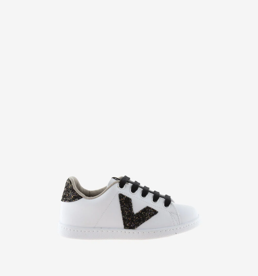 TENIS LOGO GLITTERNEGRO