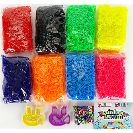 Rainbow Loom skattekiste - neon