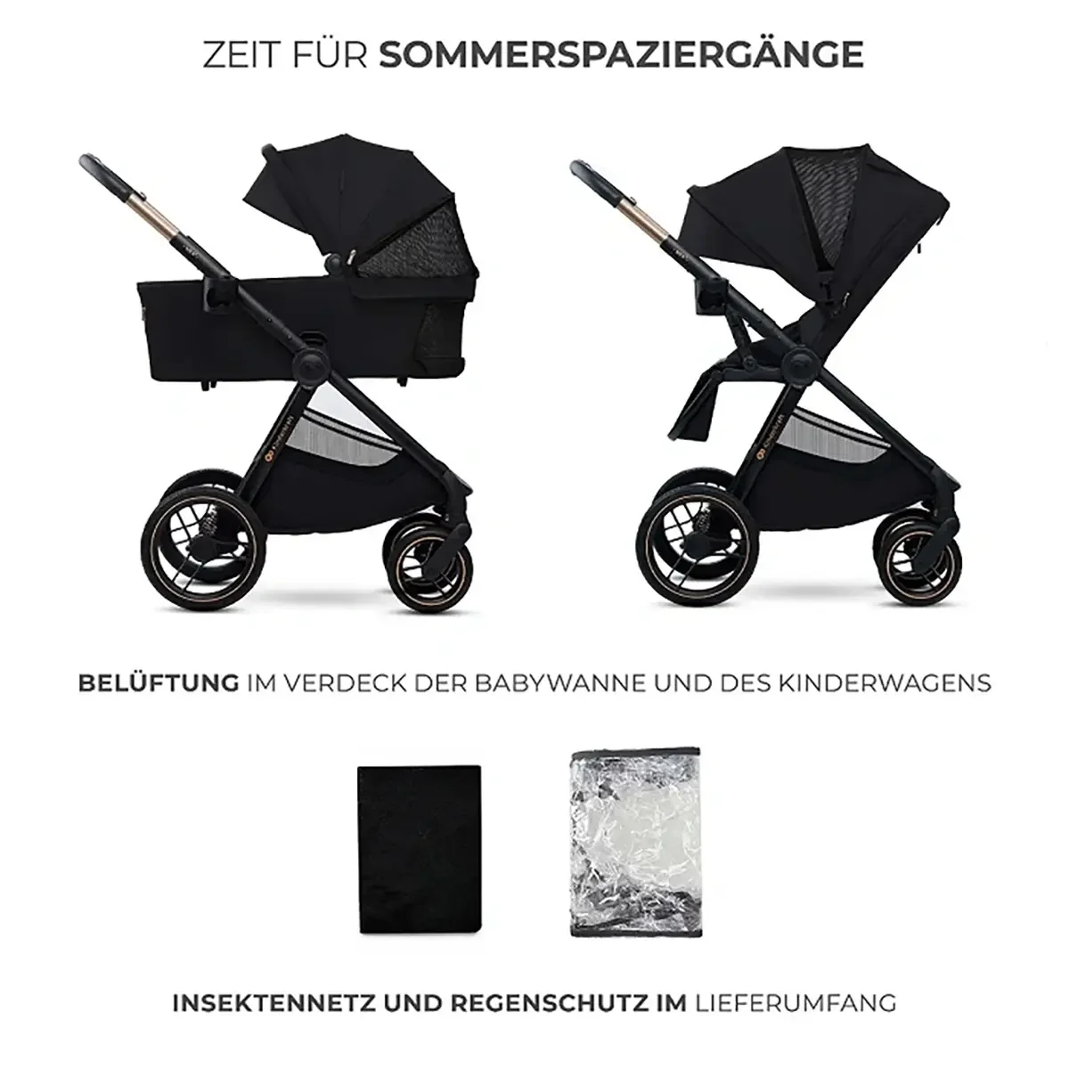 4kraft sp. z o.o. Kinderkraft Multifunktionaler Kinderwagen Nea 2.02in1 Kollektion 2025