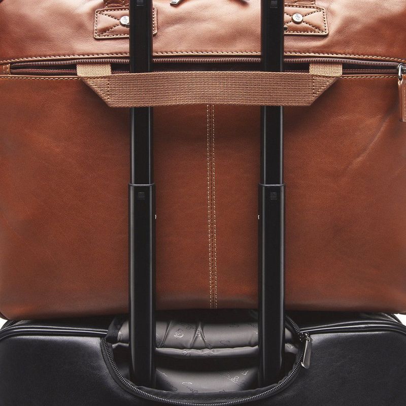 Castelijn & Beerens - Firenze - Laptoptas - Lichtbruin - Leer - 17 inch