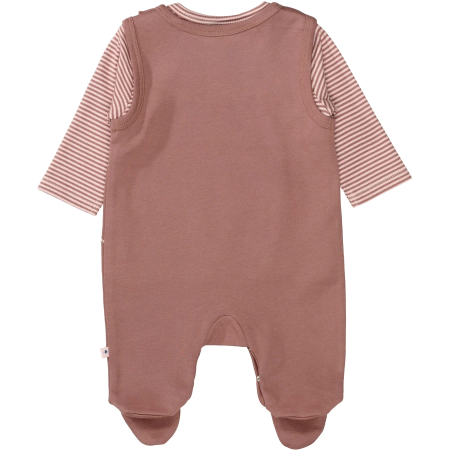 Staccato Strampler+Shirt soft indian red