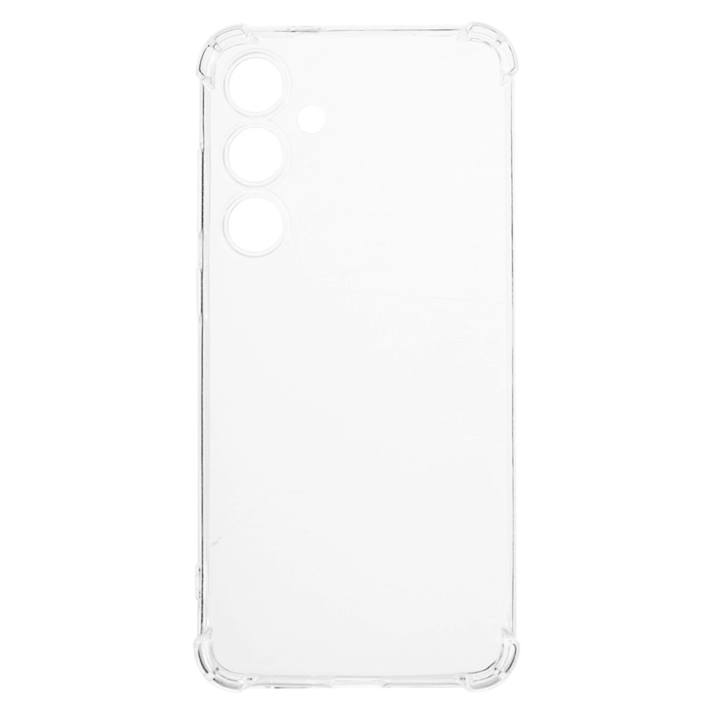 Samsung Galaxy S24  Plus Gummi Hülle Air Cushion Fallschutz   Kameraschutz - Transparent (Matt)