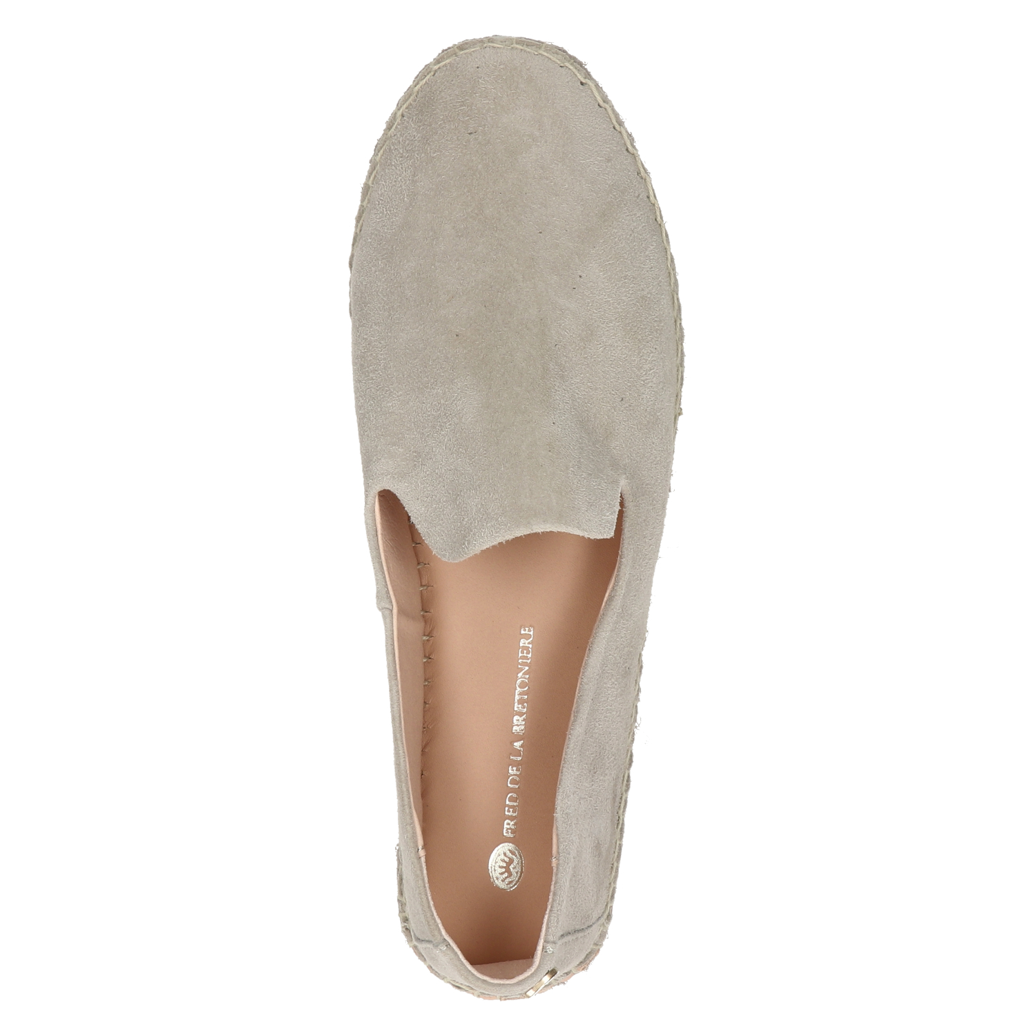 Fred de la Bretoniere dames espadrille Fred de la Bretoniere Bruin
