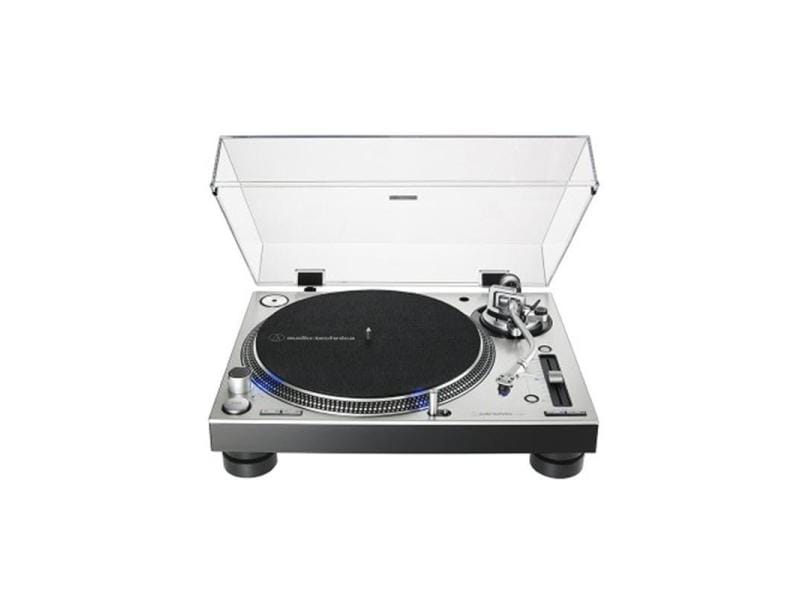 Audio-Technica Plattenspieler AT-LP140XP Silber Professioneller Plattenspieler mit Direktantrieb