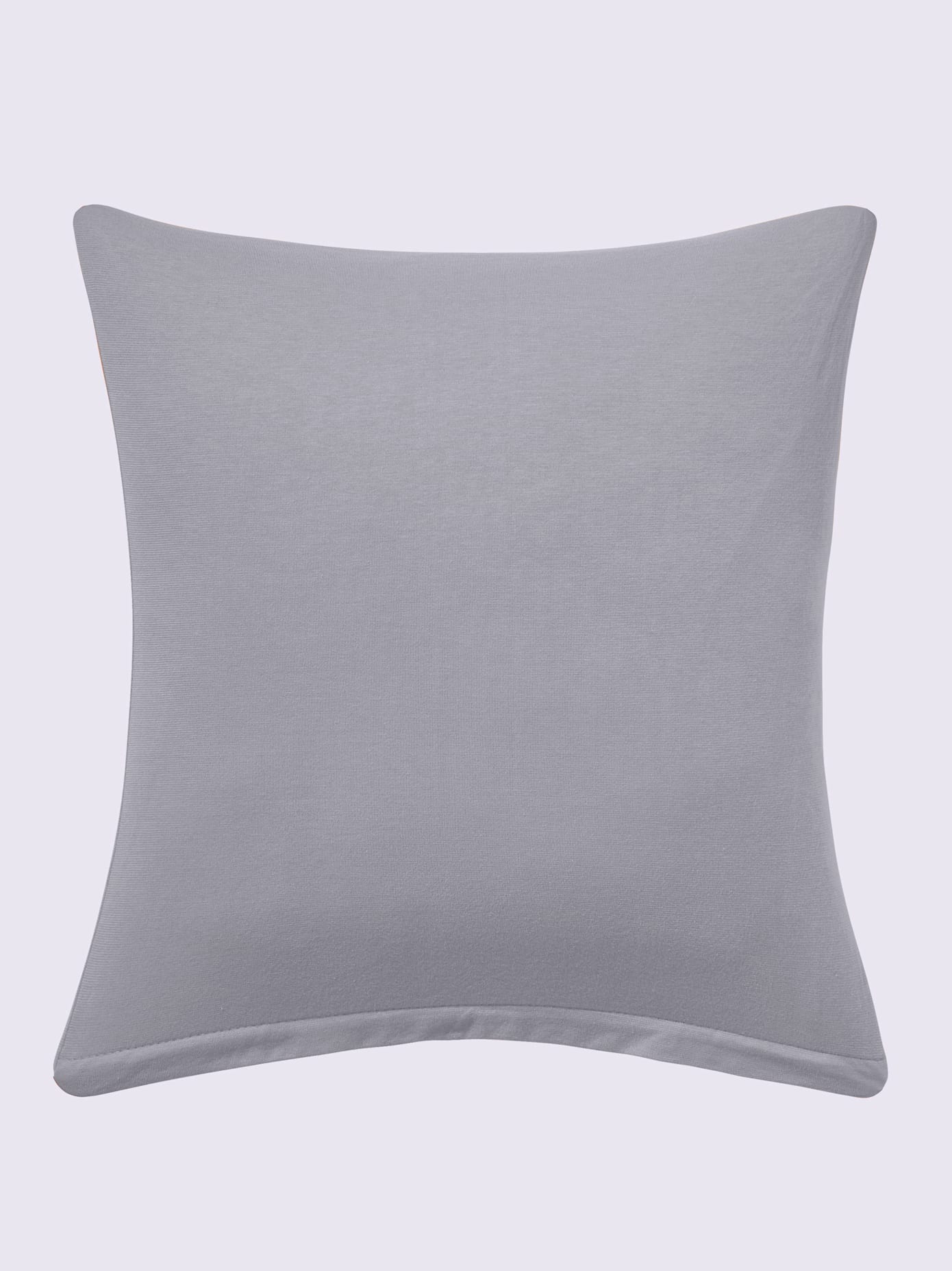 Housses de coussin jersey fin maco à repassage superflu