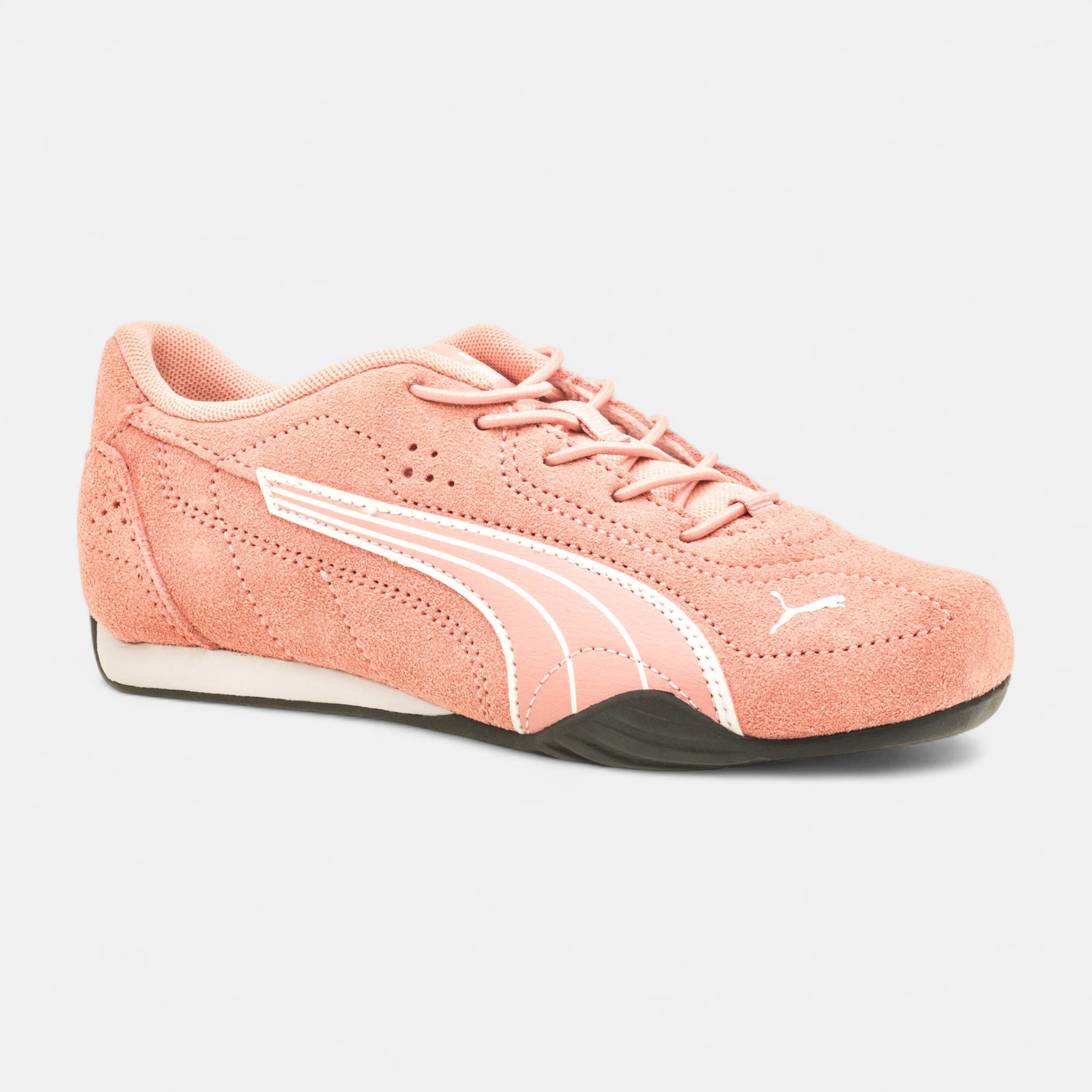 Sneakers Fille en cuir rose