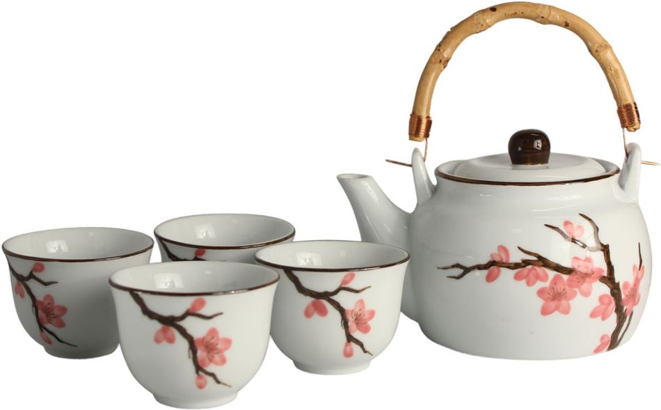Thee Set 5 Delig Peach Blossom