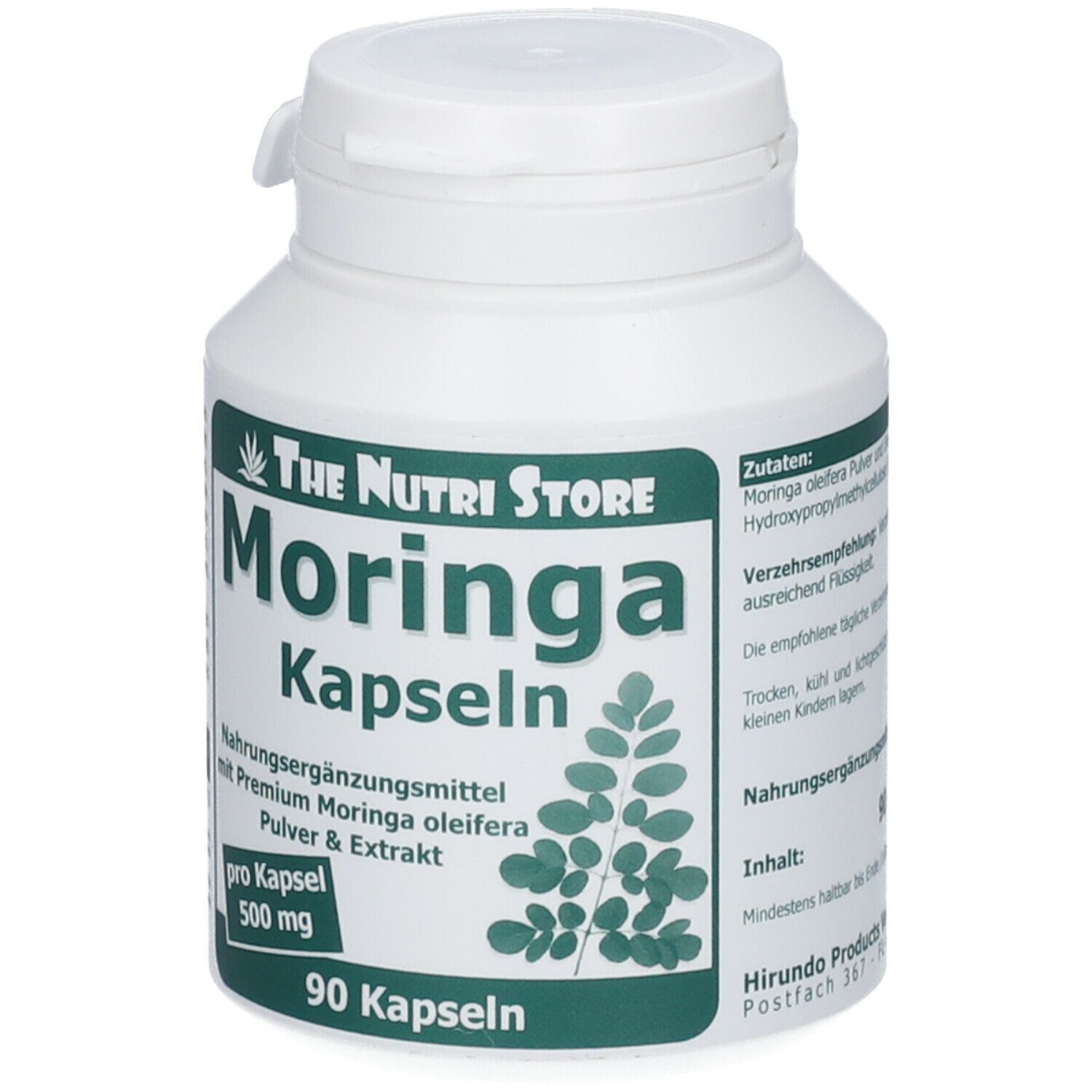 The Nutri Store Moringa Oleifera 500 mg