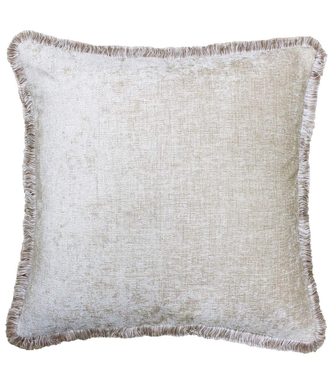 Riva Home - Housse de coussin à franges ASTBURY (Beige) (50 x 50 cm) - UTRV1139