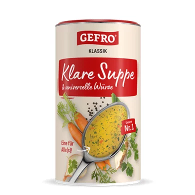 GEFRO Klare Suppe & universelle Würze