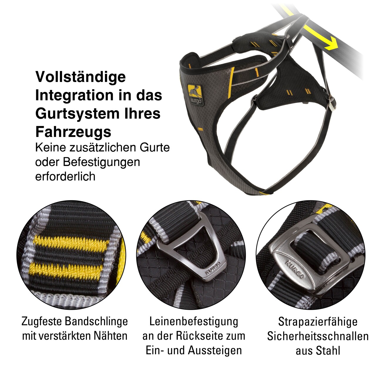 Kurgo Impact Hunde-Autogeschirr