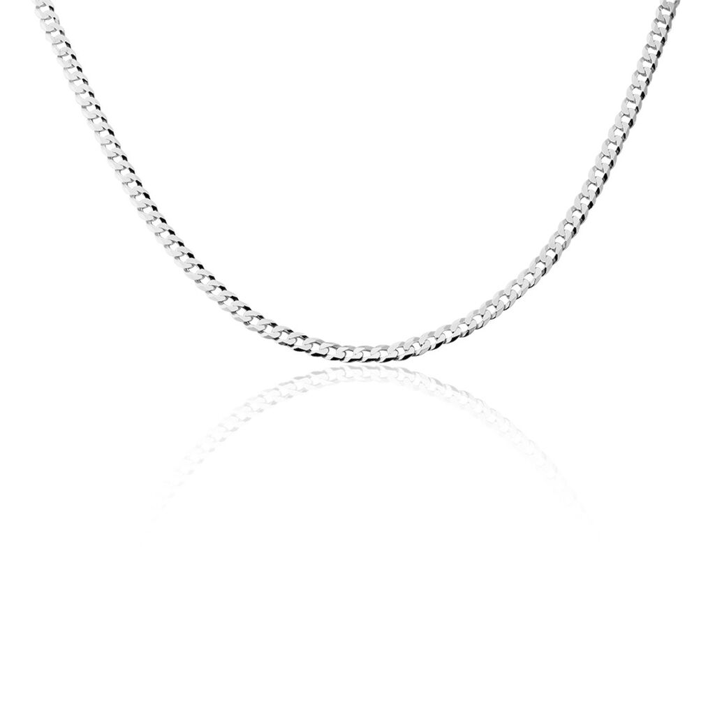 Collier Casper Argent Blanc