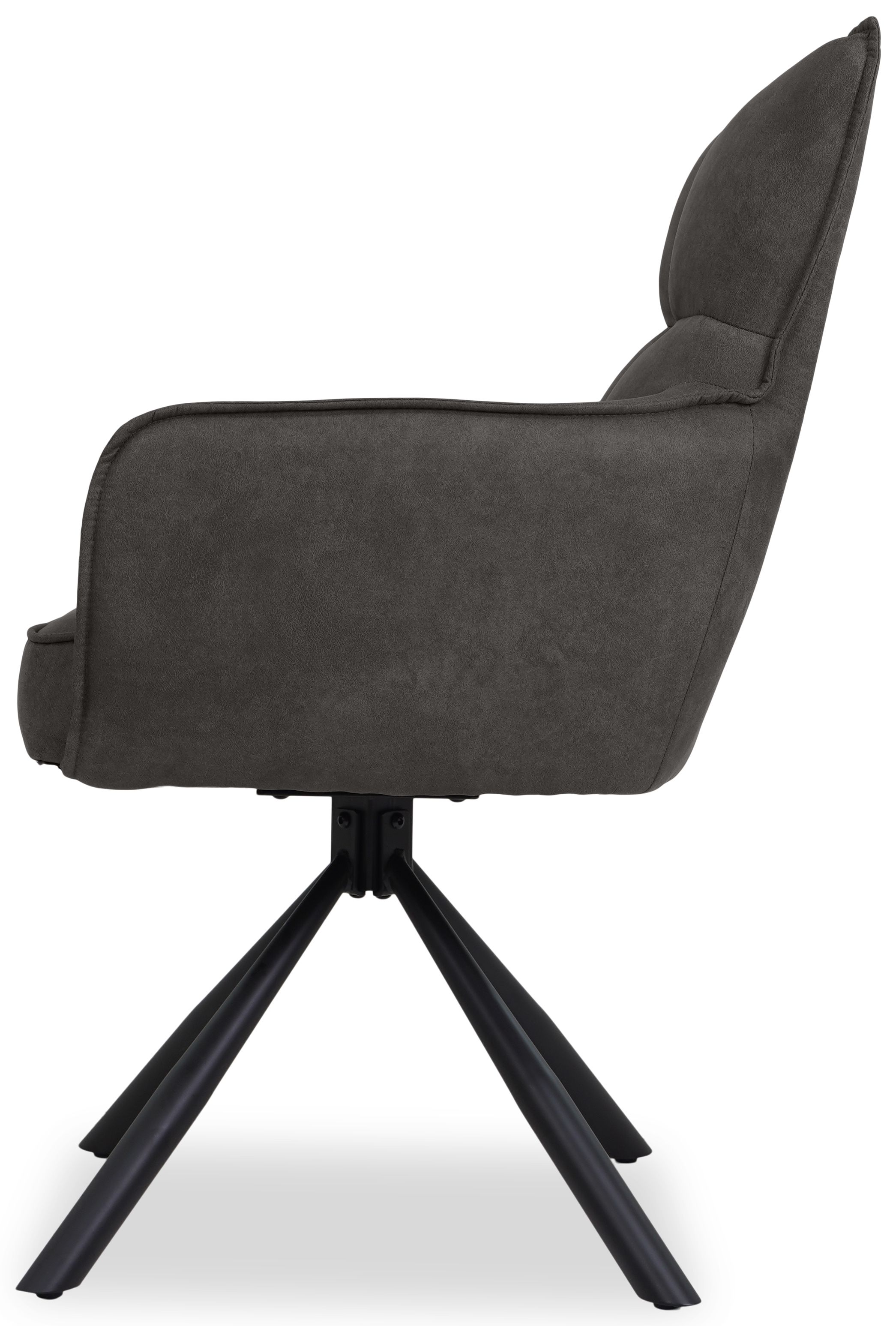 Eetkamerstoel - cowboy 104 grijs Lorena B61 x D65 x H95 cm