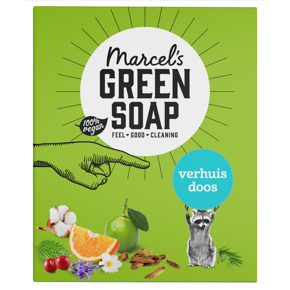 Marcel's Green Soap Verhuisdoos 8 x 1 stuk
