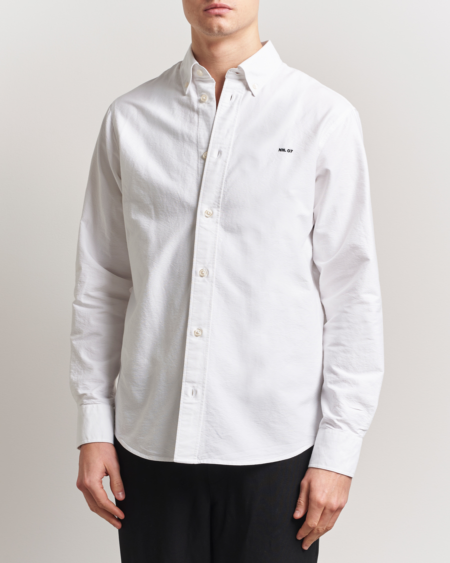 NN07 Colby Oxford Shirt White