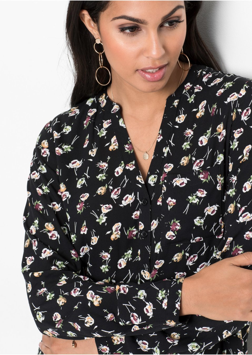 Blouse encolure en V