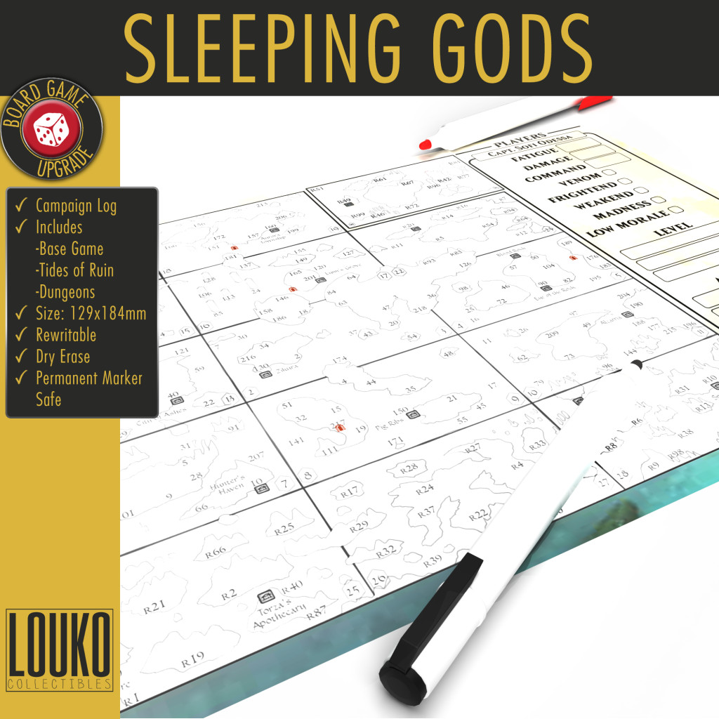 Journaux de campagne réinscriptibles pour Sleeping Gods