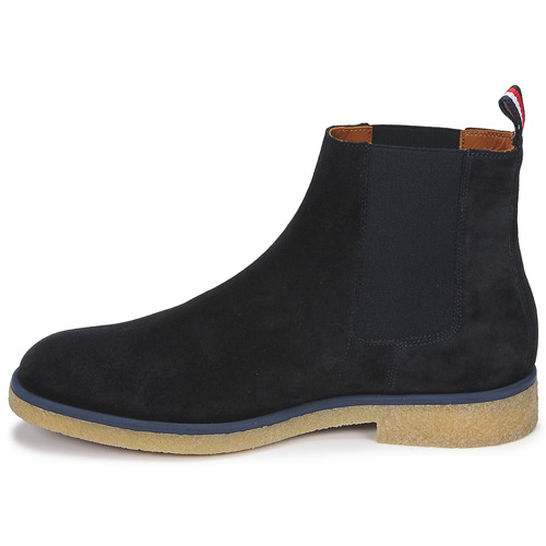 Tommy Hilfiger - HILFIGER CREPE SUEDE CHELSEA - Marine
