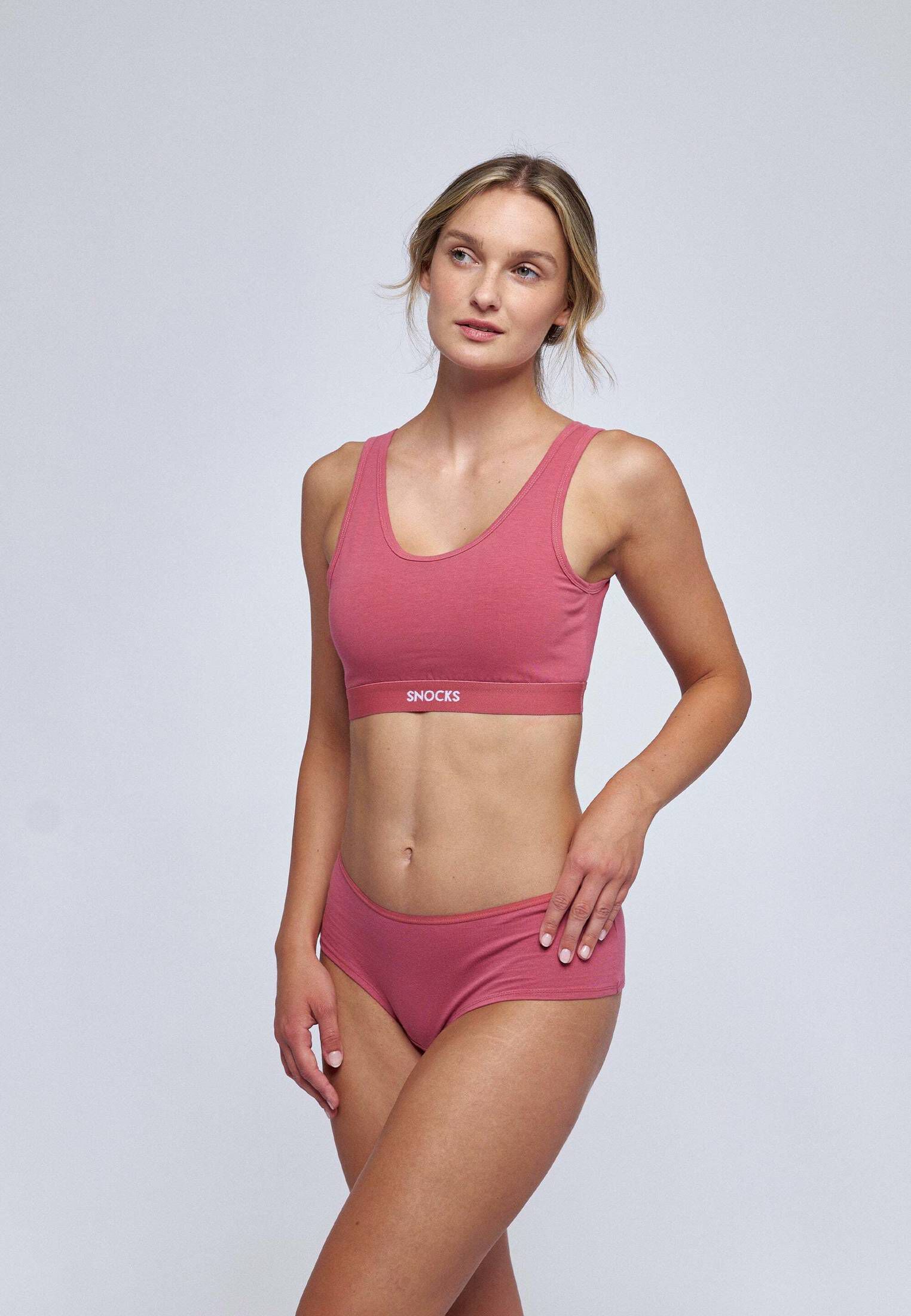 SNOCKS| Damen Soft BH aus Bio-Baumwolle