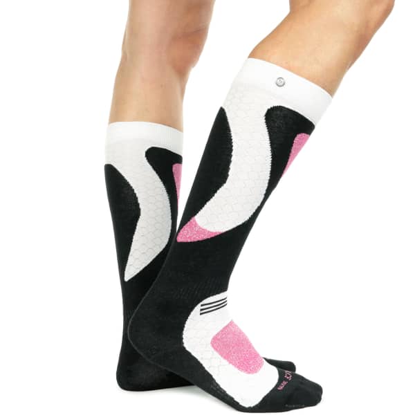 Chaussette de ski LA CHAUSSETTE DE FRANCE BIOCERAMIC PINK