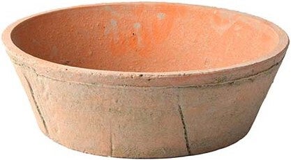 Esschert Design plantenschaal Kirsty terracotta D 22,6 H 7,8 cm