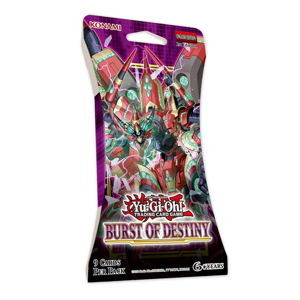 Yu-Gi-Oh! Burst of Destiny sleeved booster